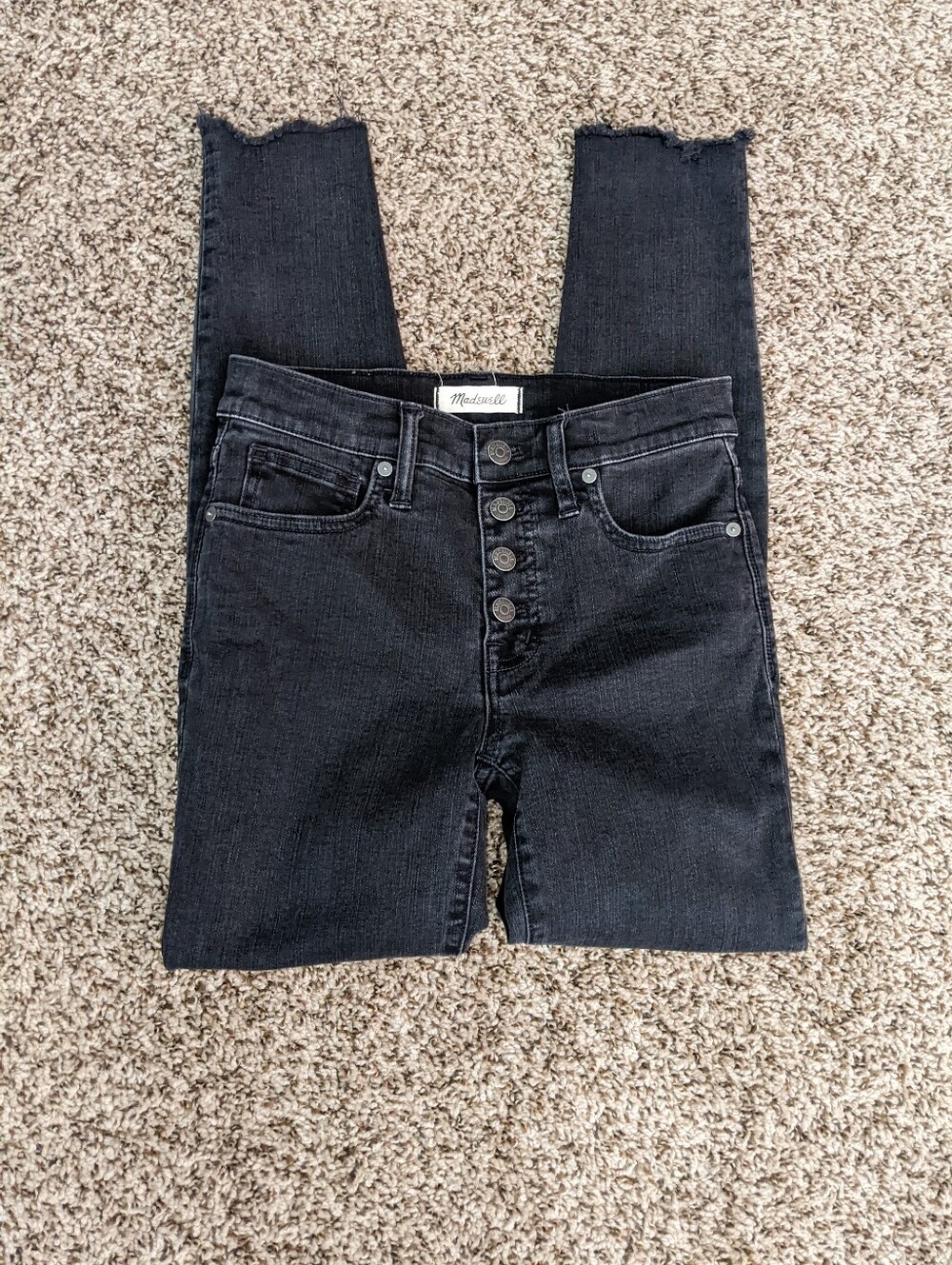 Madewell Skinny Black Jeans 26